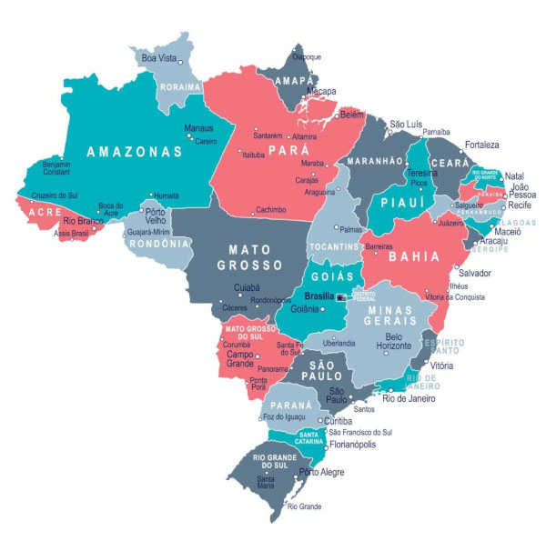 mapa do Brasil político